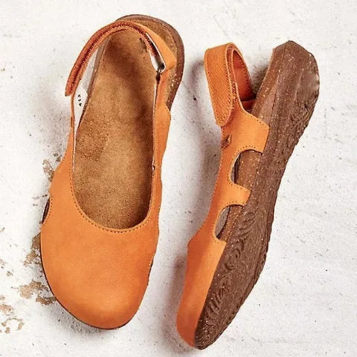 Elora | Women's Closed-Toe Slingback Flat Sandals