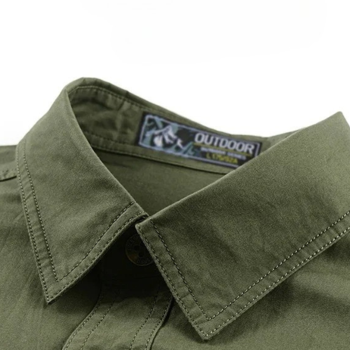 Brennan | Men's Utility Button-Up Pocket Cargo Shirt
