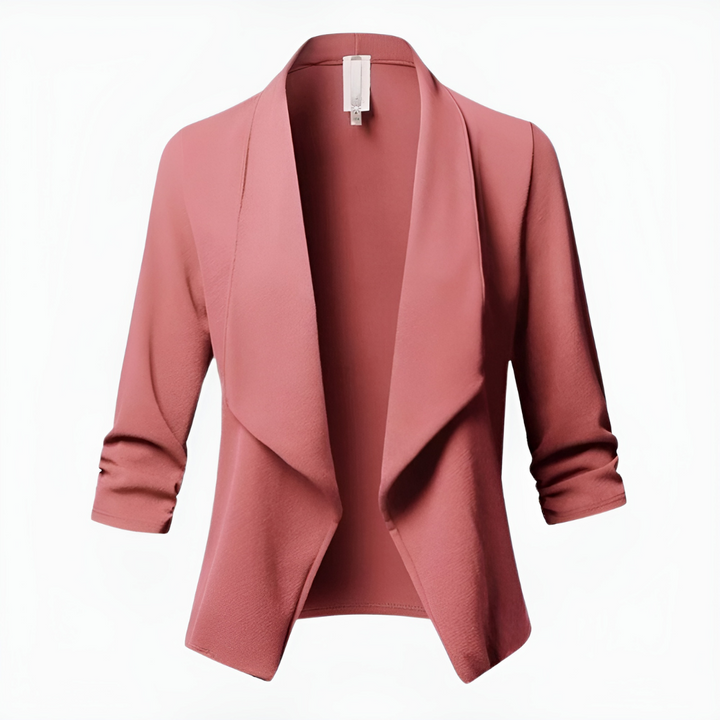 Clara | Women's Draped Open-Front Casual Blazer