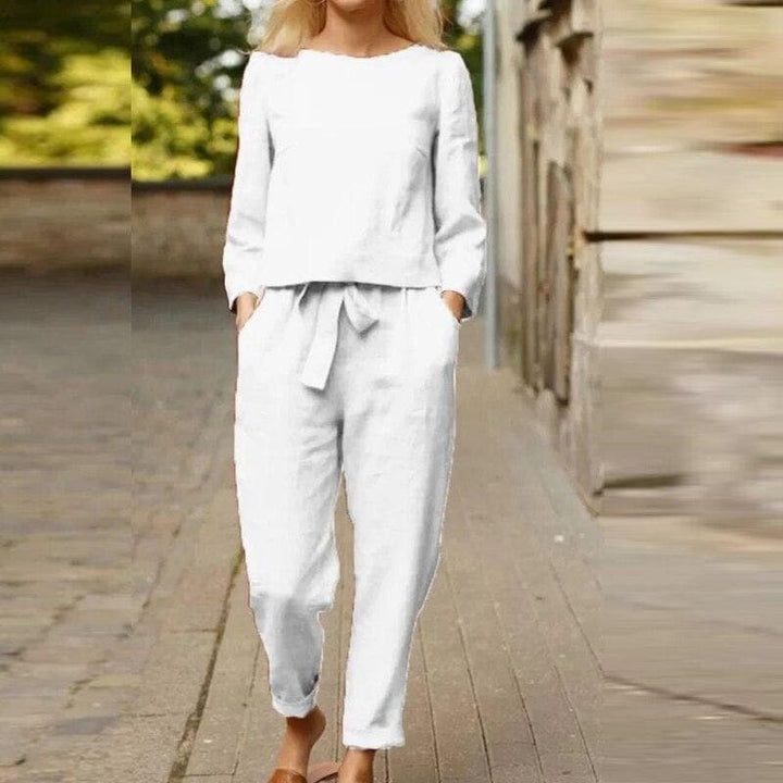 Elowen | Women's Relaxed Linen Two-Piece Co-Ord Set