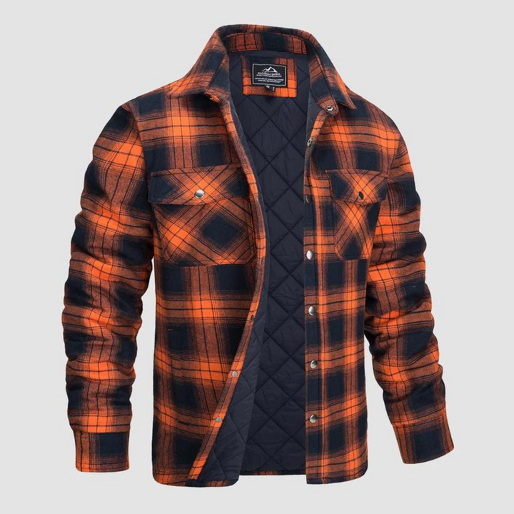 Men's Lumberjack Jacket Lined Warm Hard-Wearing Outdoor Work Coat