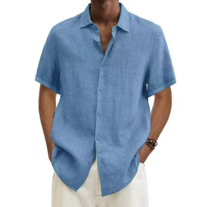 Elliot | Men's Short Sleeve Lightweight Beach Button Shirt