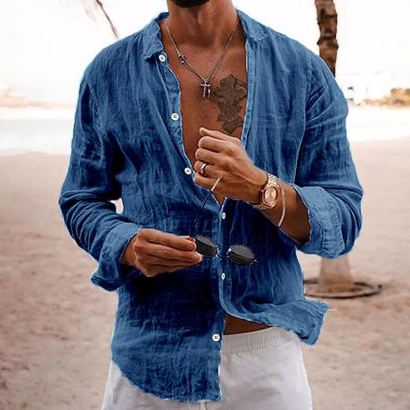 Rafael | Men's Linen Button Up Summer Shirt