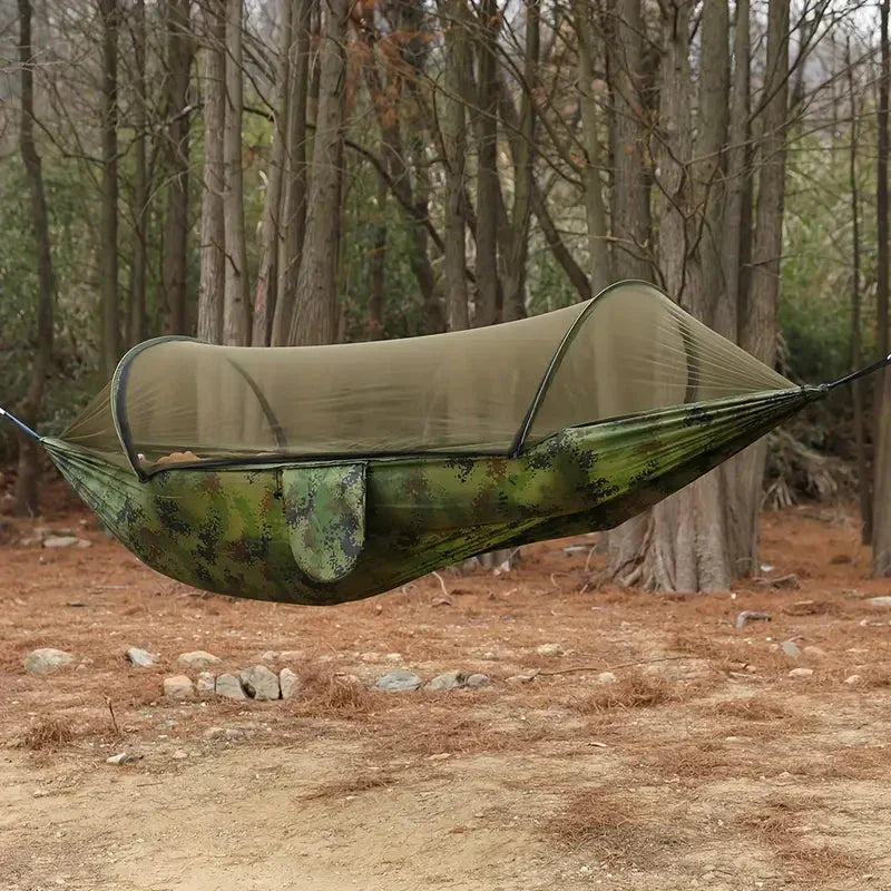 Camping Hammock with Mosquito Net Lightweight Outdoor Single