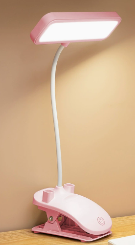 LED Table Lamp with Phone Holder – Adjustable Brightness, Portable & USB Rechargeable for Desk and Bedside Use