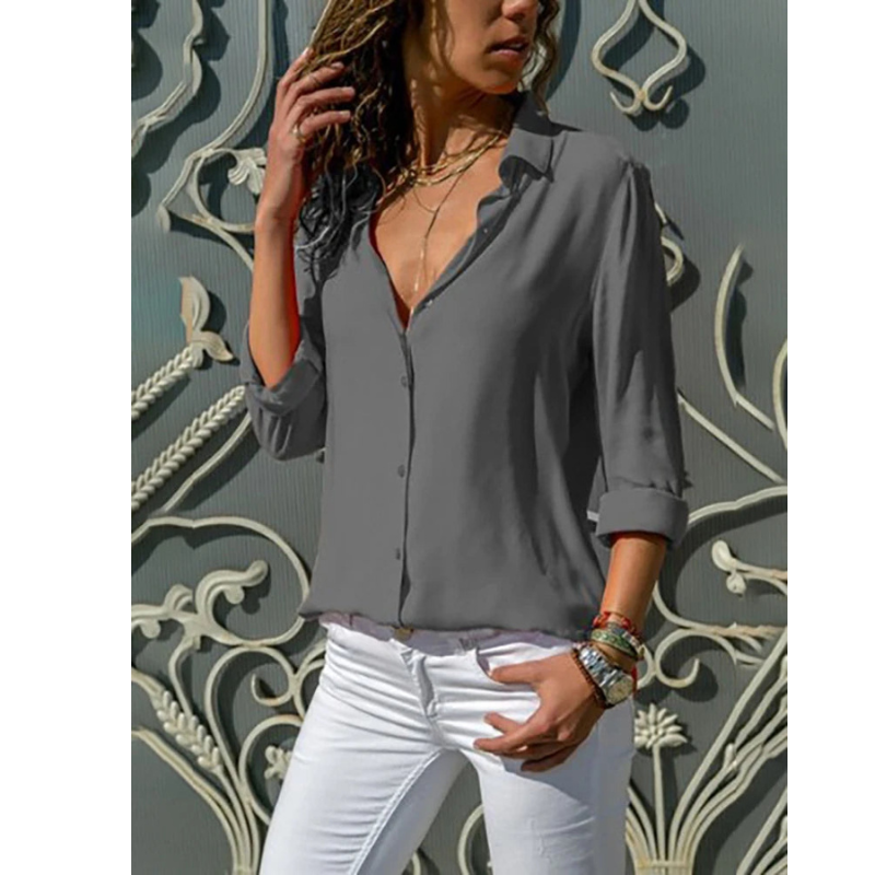 Elira | Women's Lightweight Long Sleeve Chiffon Shirt