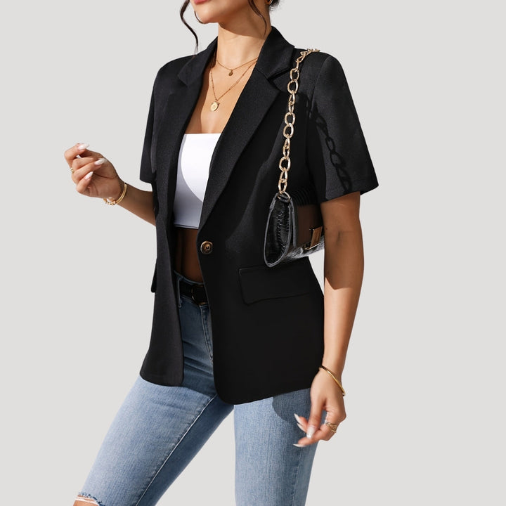 Ariana | Women's Short Sleeve Tailored Fit Blazer