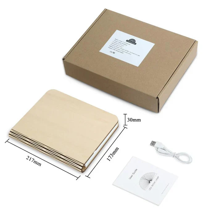 LED Book Lamp Adjustable Brightness – Flexible Arm, USB Rechargeable & Portable Light for Reading