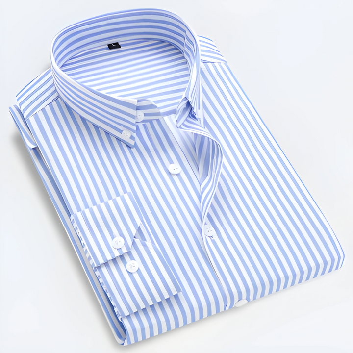 Elian | Men's Striped Long Sleeve Button Shirt