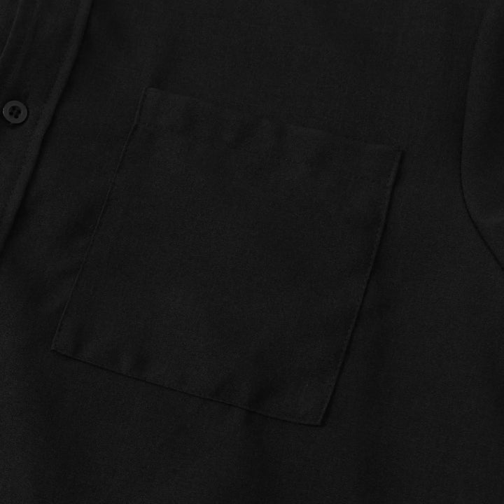 Rowan | Men's Stand Collar Button Front Casual Shirt