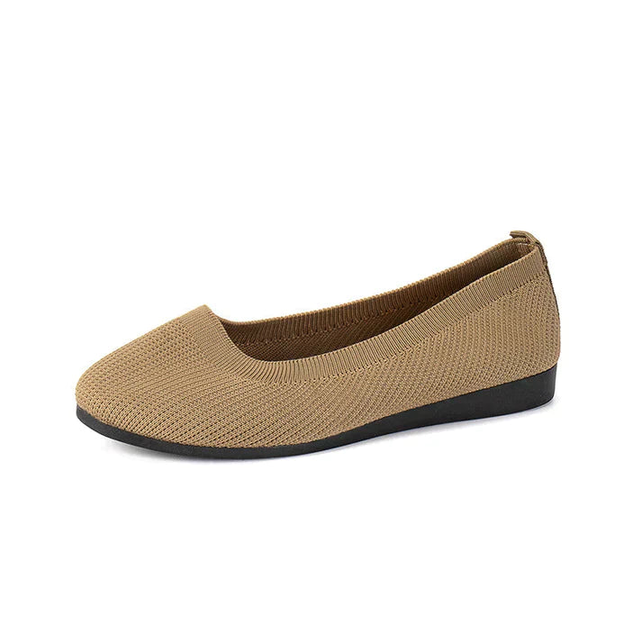 Elira | Women's Knit Slip-On Classic Ballet Flats