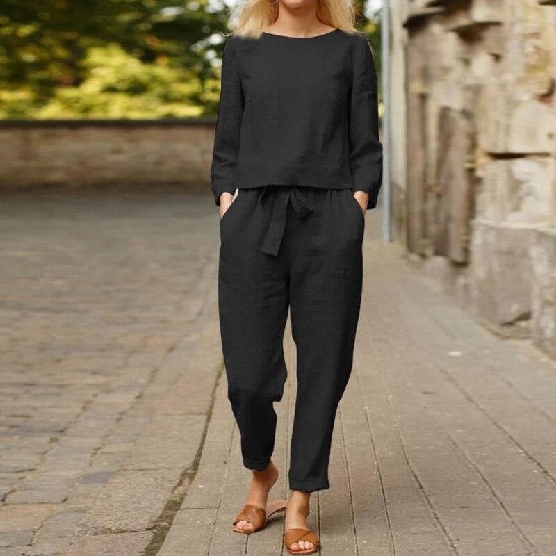 Elowen | Women's Relaxed Linen Two-Piece Co-Ord Set