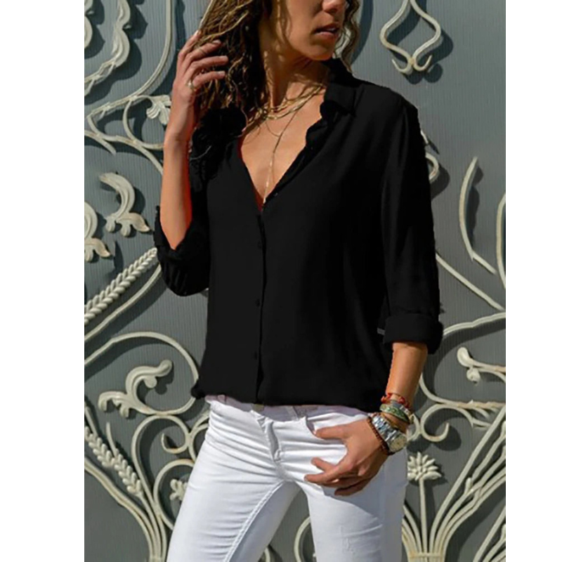 Elira | Women's Lightweight Long Sleeve Chiffon Shirt