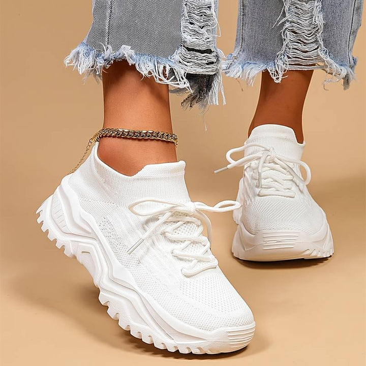 Virelle | Women's Lace-Up Chunky Sole Sneakers