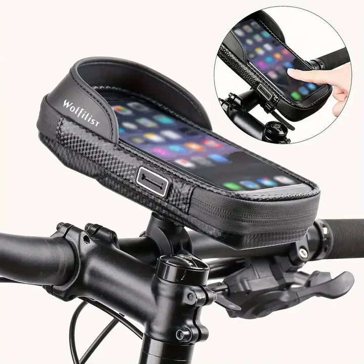 Waterproof Bicycle Phone Mount 360 Rotation Bike Handlebar