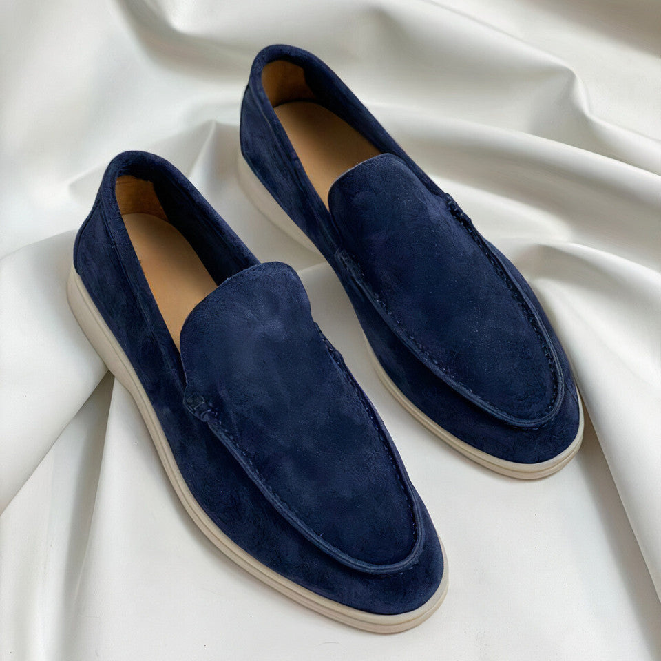 Tristan | Men's Casual Flat Loafers With Contrast Sole