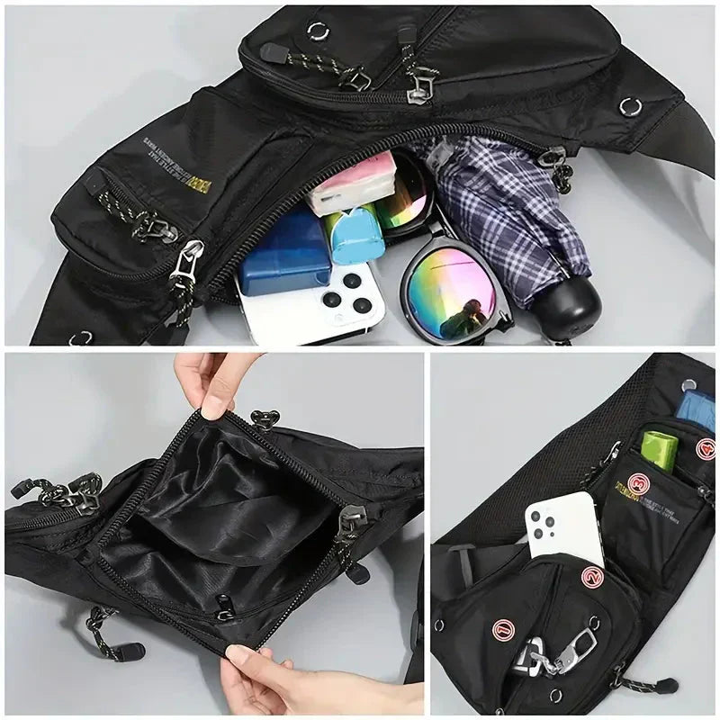 Anti Theft Crossbody Bag Water-Resistant Outdoor Travel Sling