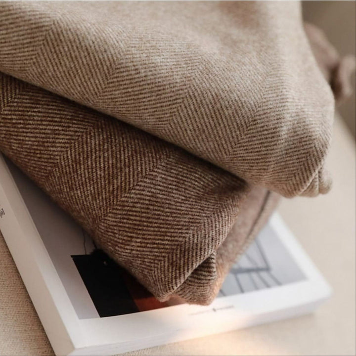 Henry | Men's Structured Herringbone Wool Trousers