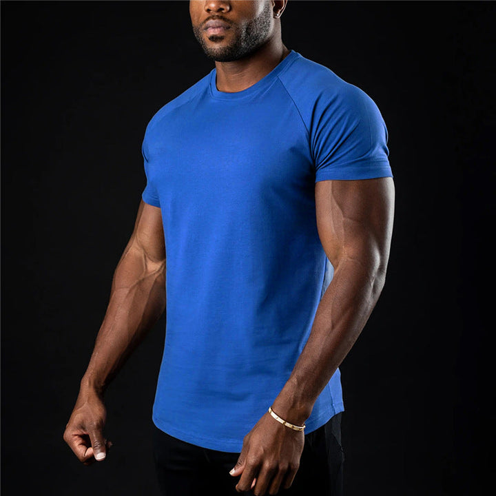 Luca | Men's Slim-Fit Crew Neck Raglan Sleeve T-Shirt