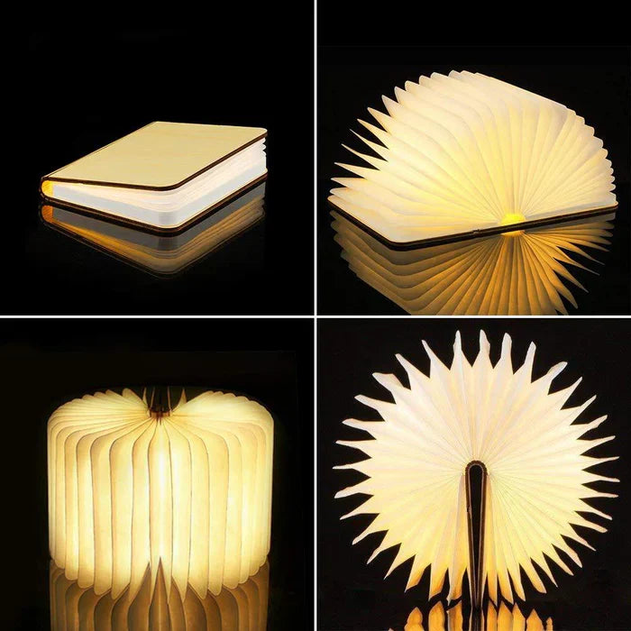 LED Book Lamp Adjustable Brightness – Flexible Arm, USB Rechargeable & Portable Light for Reading