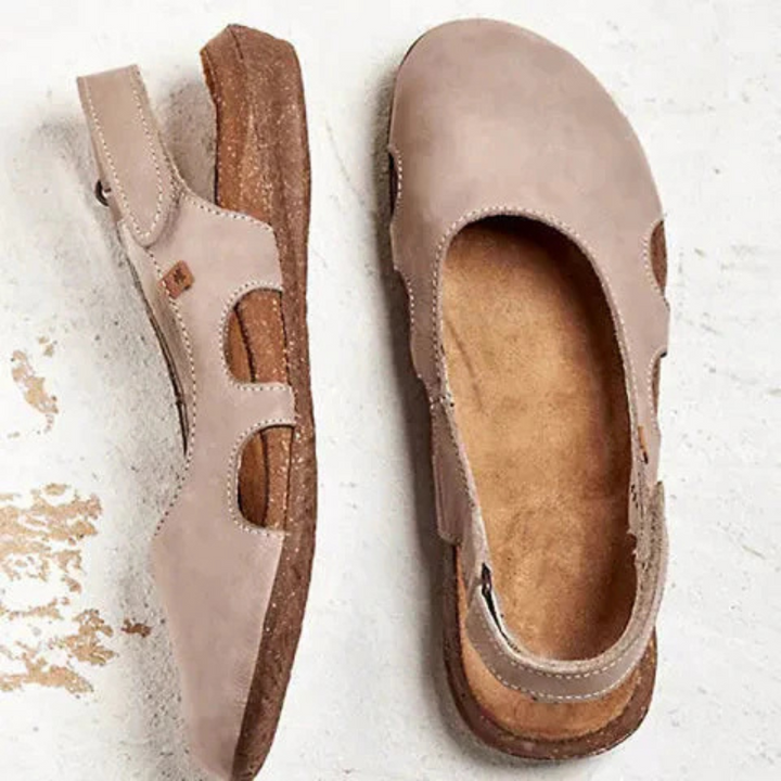 Elora | Women's Closed-Toe Slingback Flat Sandals
