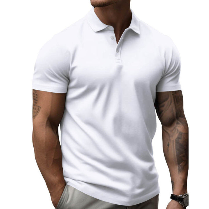 Lucas | Men's Slim Fit Short Sleeve Polo Top