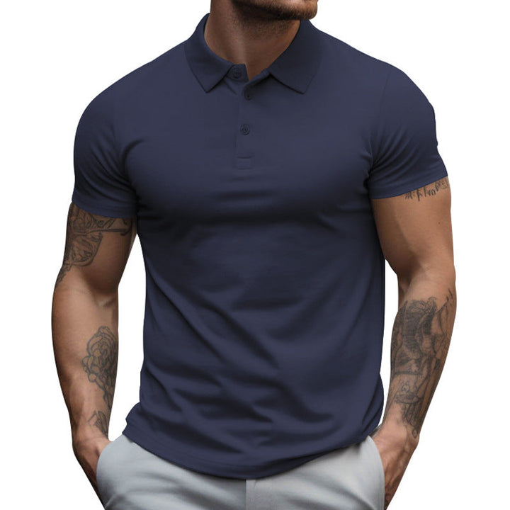 Lucas | Men's Slim Fit Short Sleeve Polo Top