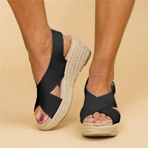 Bella | Women's Wedge Espadrille Summer Sandals