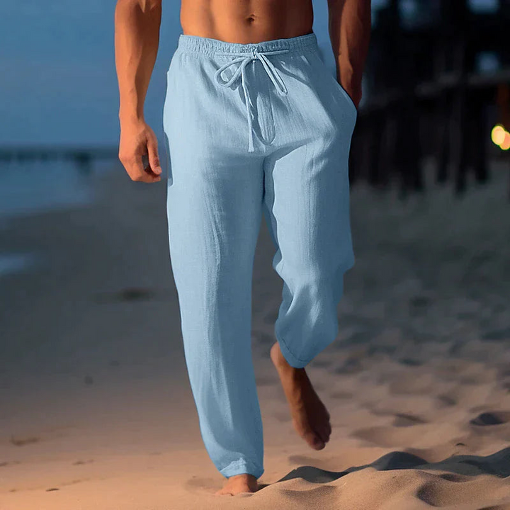Kai | Men's Lightweight Relaxed Drawstring Lounge Trousers
