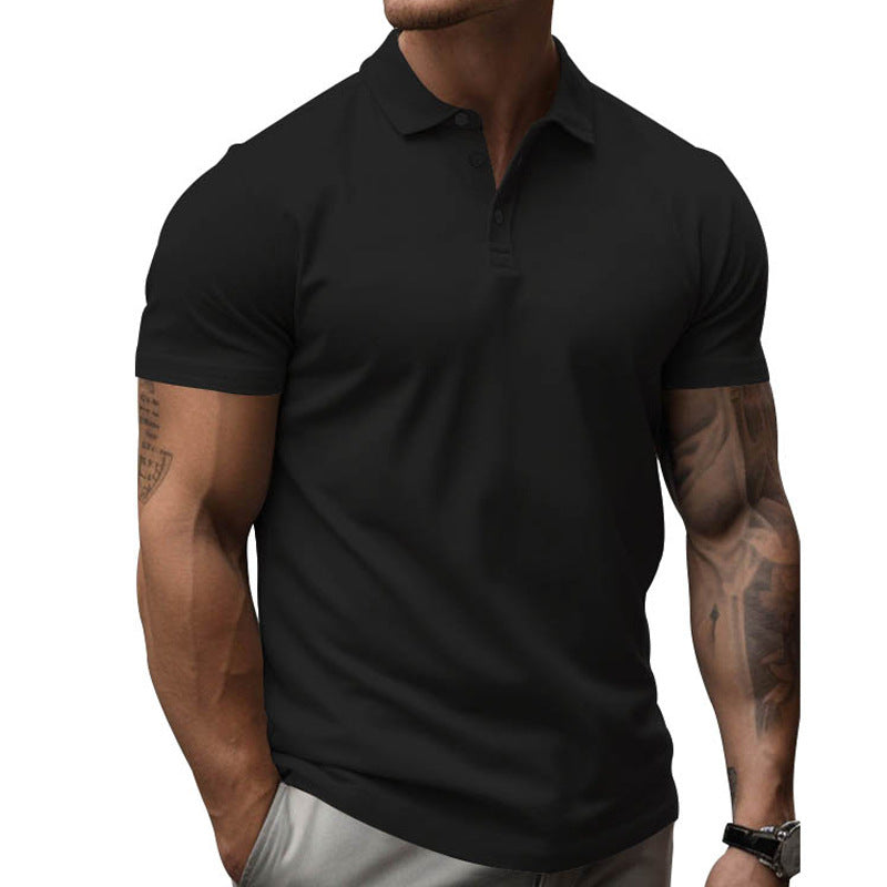 Lucas | Men's Slim Fit Short Sleeve Polo Top