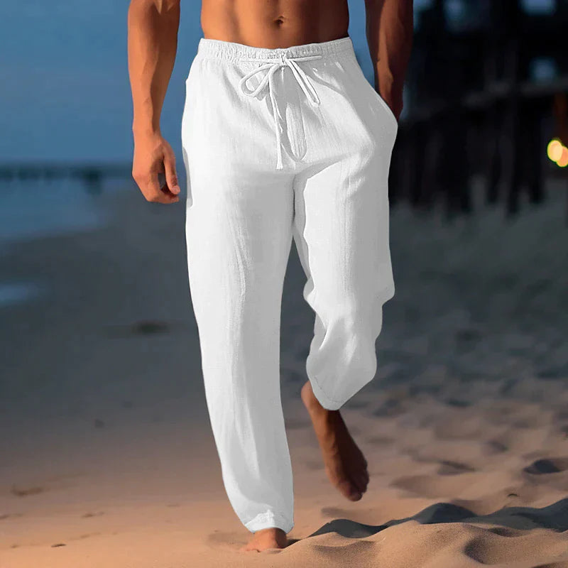 Kai | Men's Lightweight Relaxed Drawstring Lounge Trousers