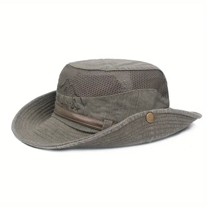 Unisex Adjustable Sun Hat Cotton Lightweight UV-Protection