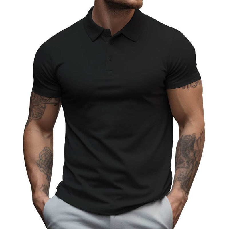 Lucas | Men's Slim Fit Short Sleeve Polo Top
