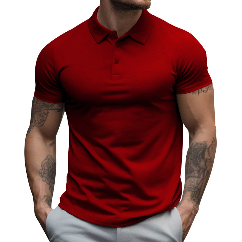 Lucas | Men's Slim Fit Short Sleeve Polo Top