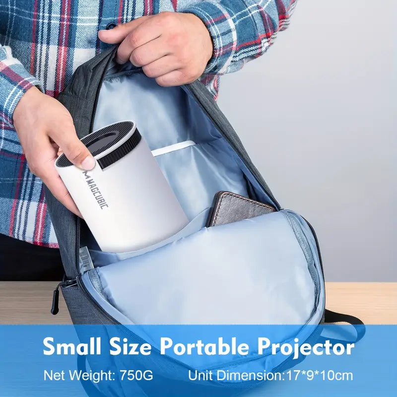 Portable 4K Mini Projector Android 11 – Dual WiFi 6, 260 ANSI & Wireless 5.0, Portable for Home Theater & Streaming