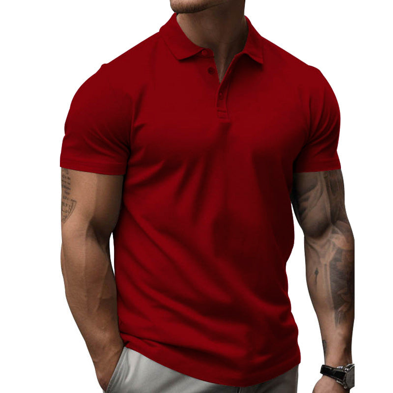 Lucas | Men's Slim Fit Short Sleeve Polo Top