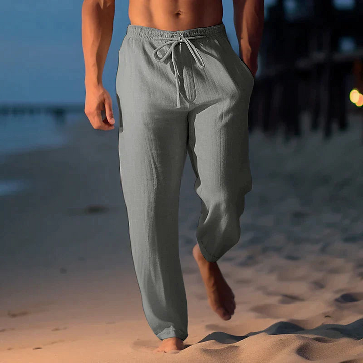 Kai | Men's Lightweight Relaxed Drawstring Lounge Trousers