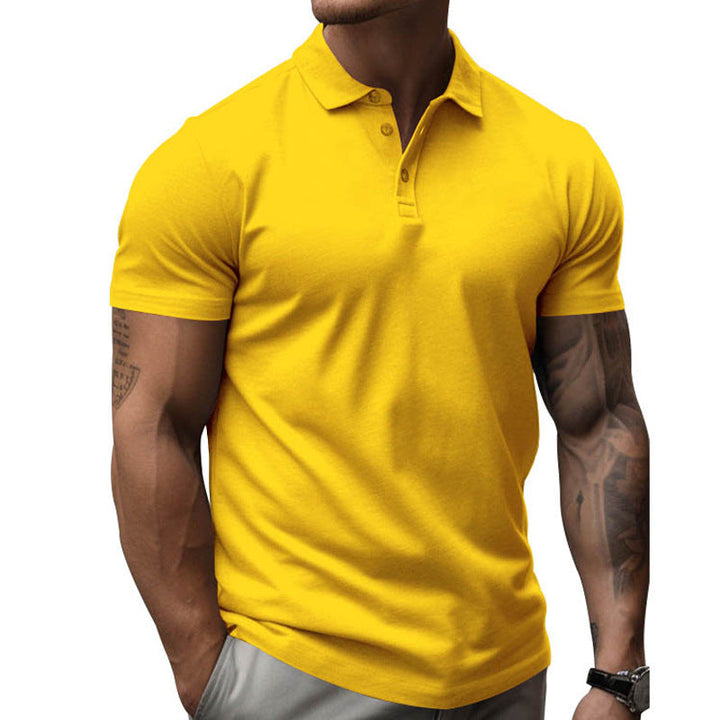 Lucas | Men's Slim Fit Short Sleeve Polo Top