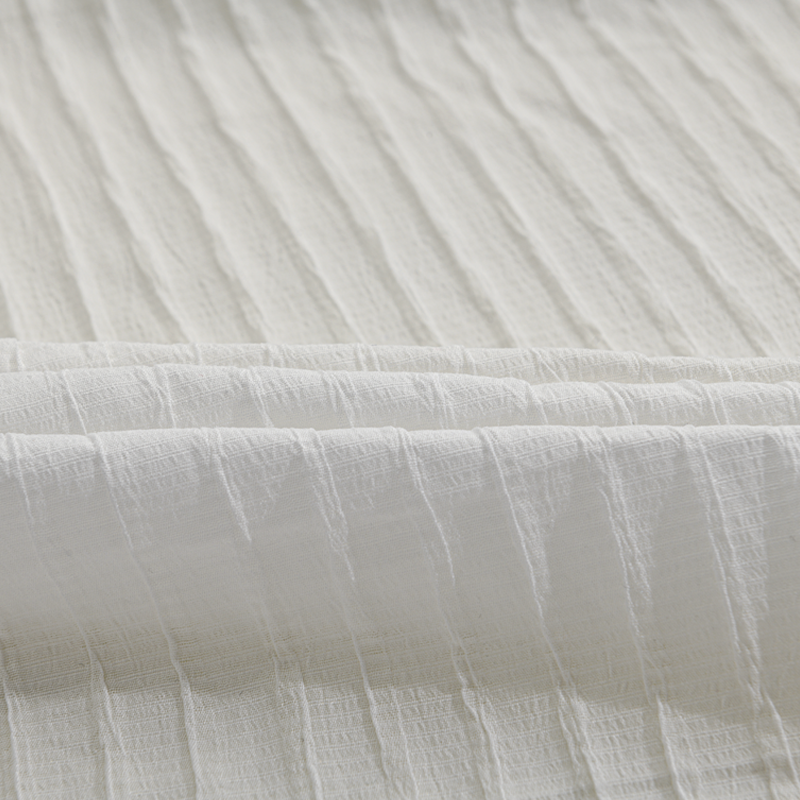 Zayden | Men's Textured Ribbed Slim Fit Summer Shirt