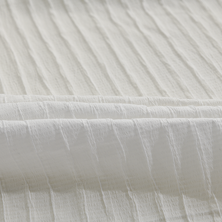 Zayden | Men's Textured Ribbed Slim Fit Summer Shirt