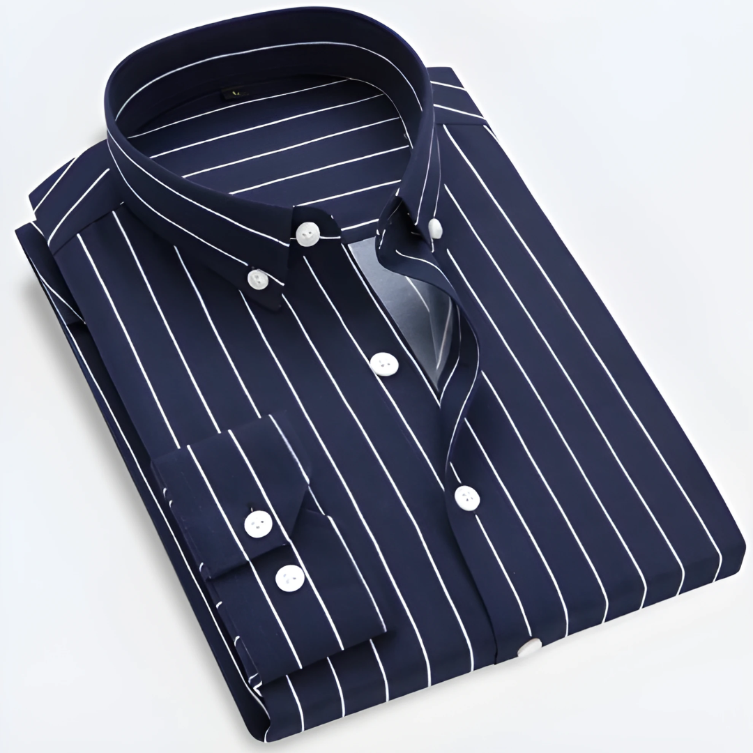 Elian | Men's Striped Long Sleeve Button Shirt