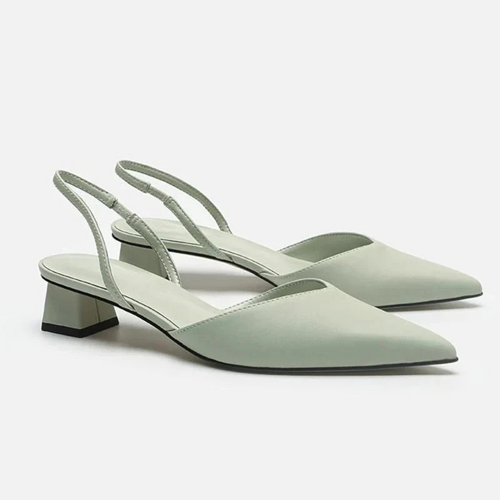 Clara | Women's Pointed Toe Low Block Heel Sandals
