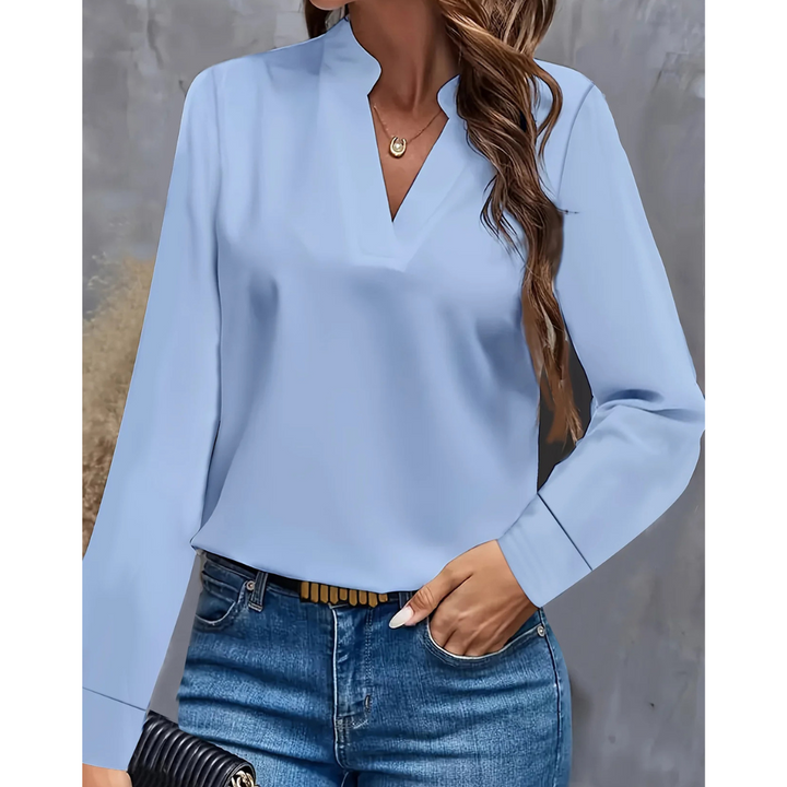 Ariana | Women's V-Neck Long Sleeve Tunic Top