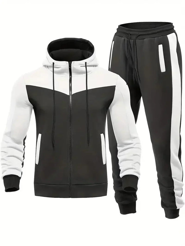 Men's Two-Piece Tracksuit Breathable Performance Sports Jogger Set