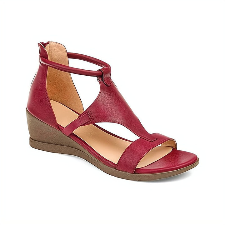 Seraphina | Women's T-Strap Platform Wedge Sandals