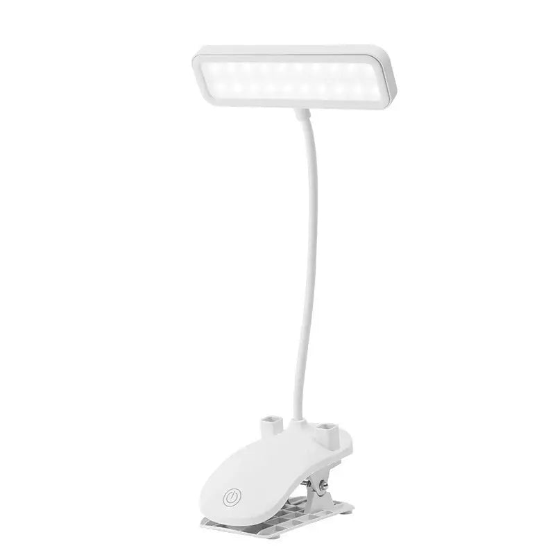 LED Table Lamp with Phone Holder – Adjustable Brightness, Portable & USB Rechargeable for Desk and Bedside Use
