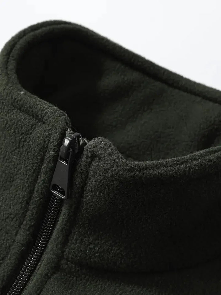 Unisex Fleece Vest Lined Warm Outdoor Hiking Sleeveless Gilet