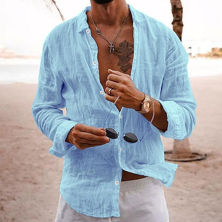 Rafael | Men's Linen Button Up Summer Shirt