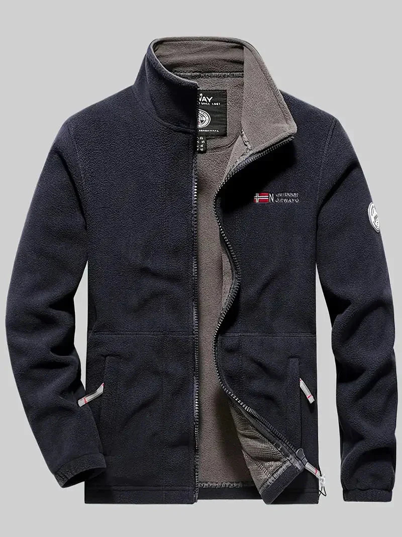 Men's Thermal Fleece Jacket Warm Outdoor Hiking