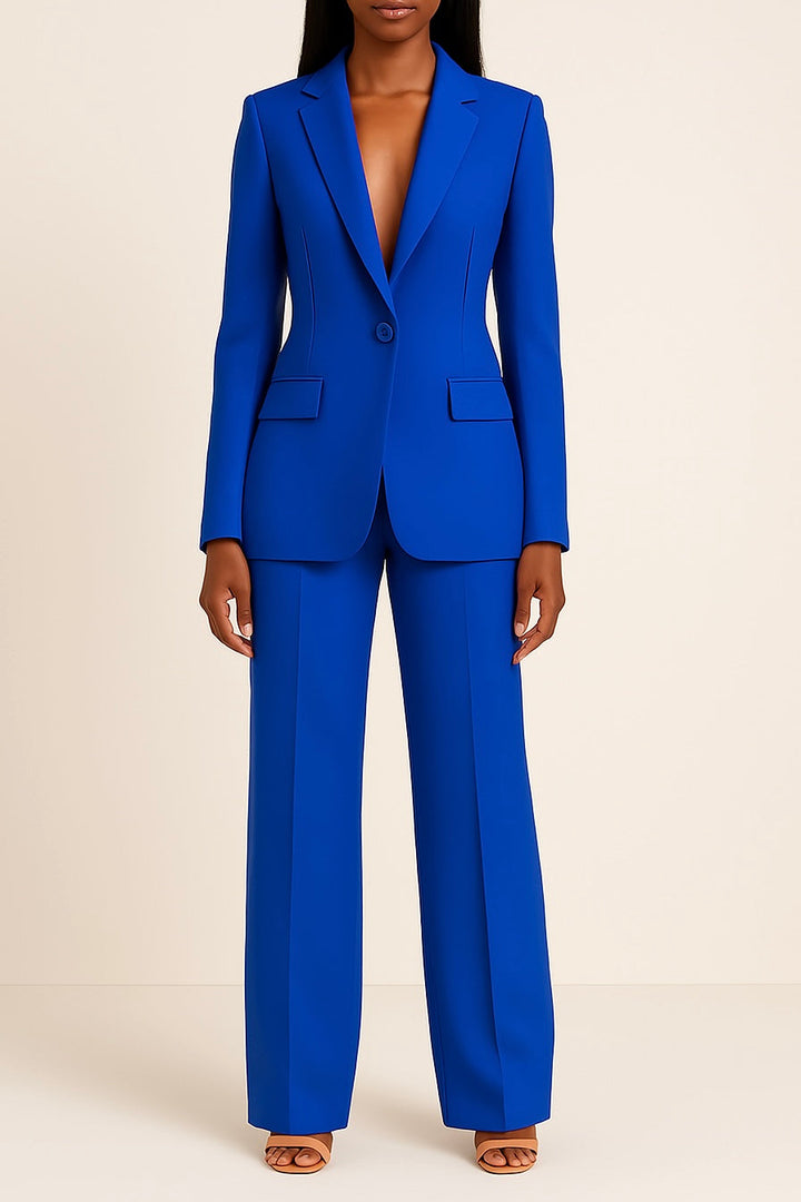 Elina | Women's Tailored Blazer & Wide-Leg Trouser Set